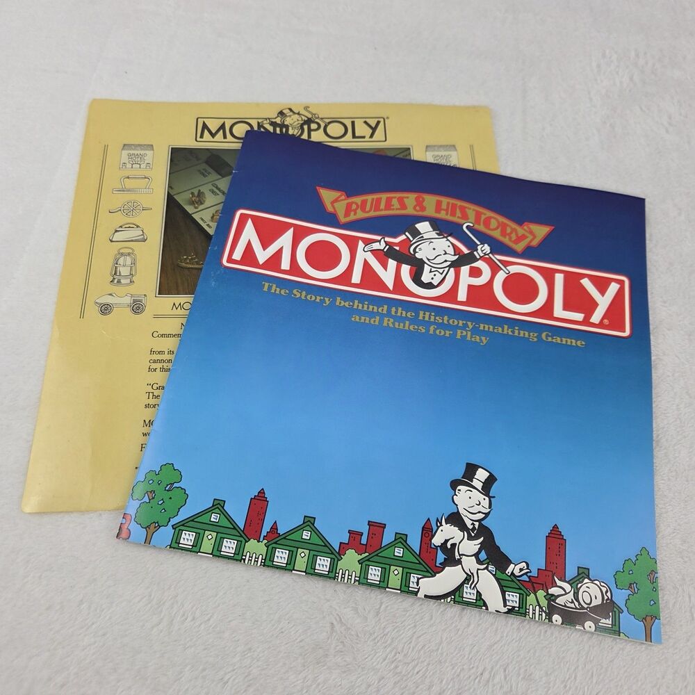 Vintage 1985 Monopoly 1935 Commemorative Tin Edition COMPLETE - Picture 5 of 15